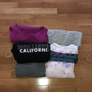 🛍Bundle of Hollister shirts🛍